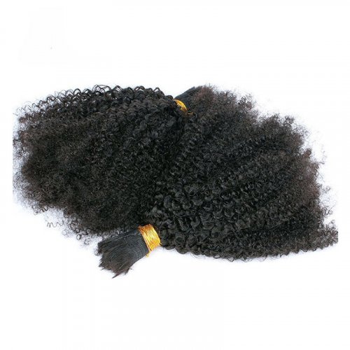 BH04 Afro Kinky Curly Bulk Hair Brazilian Virgin