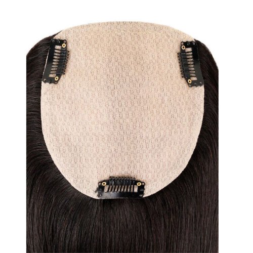 IDSK04 Natural Black Cololr Silk topper